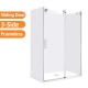 1170*870*1950mm 3 Sides Chrome Frameless Sliding Door Rectangle Shower Box 1170*870*1950mm 3 Sides Chrome Frameless Sliding Door Rectangle Shower Box